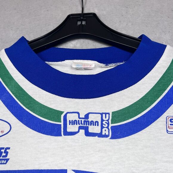 Vintage Kawasaki Motocross Shirt Racing Jersey Men Large AHRMA MX KX BMX 80s 90s - Picture 2 of 16